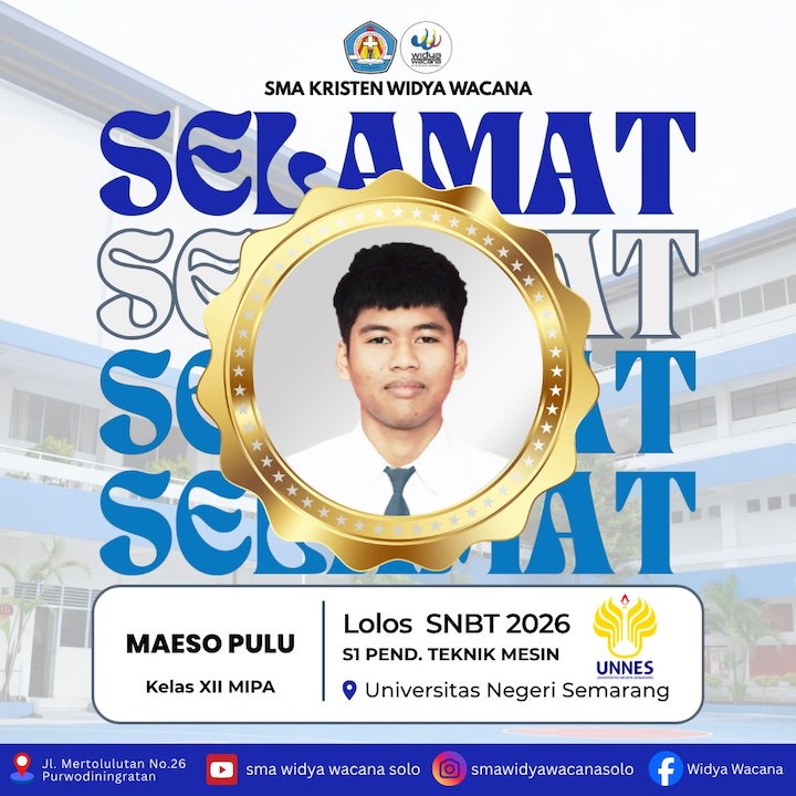 prestasi, sma widya wacana, widya wacana, ysk,  yayasan sekolah kristen, yayasan, surakarta, sma